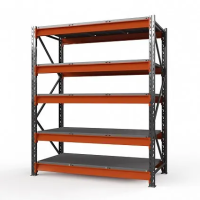 Стеллаж металлический Оптима, 2500x1250x785 мм. Полки: 5 шт. метал.