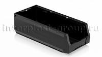 Складской лоток/контейнер для зап. частей, крепежей, черный, 500x225x150 мм