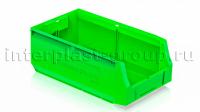 Складской лоток/контейнер для зап. частей, крепежей, светло-зеленый, 400x225x150 мм