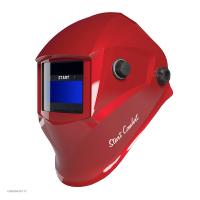 Маска сварщика START COMFORT красный глянец (9-13 DIN, ClearLens)