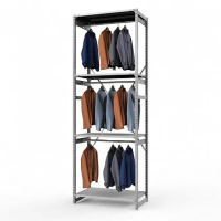 Стеллаж металлический ТСУ Универсал, 3000x1060x500 мм.Штанги: 3шт. Полки: метал. 4 шт.