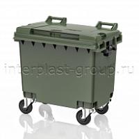 Контейнер для мусора 660 л зеленый