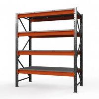 Стеллаж металлический Оптима, 2500x1250x785 мм. Полки: 4 шт. метал.