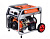 Генератор бензиновый TOR KM6500H 5,0кВт 220В 27л 
с кнопкой запуска и колесами