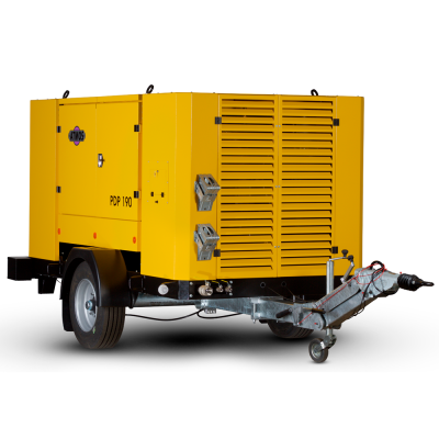 Компрессор передвижной ATMOS PDP 190 - 12 бар (регулируемая с тормозом ходовая часть)