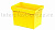 Вкладываемый контейнер KVR 6442 с усиленным дном желтый